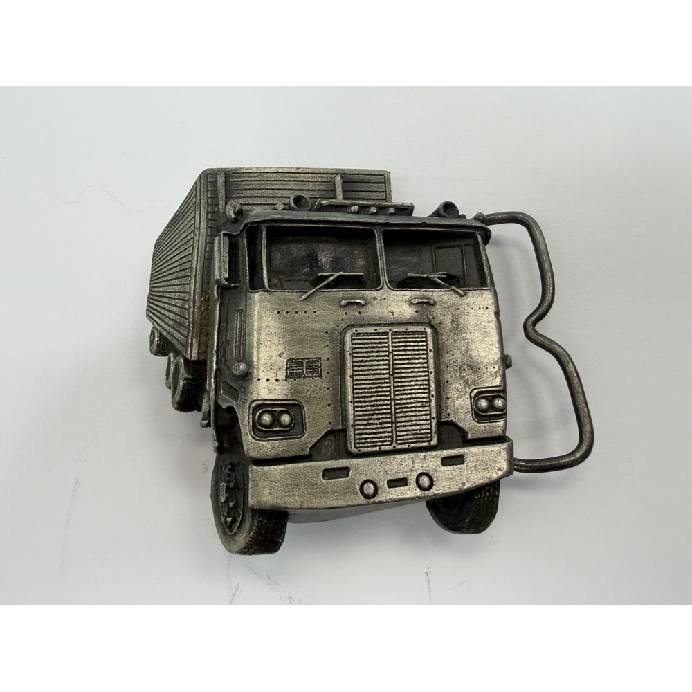 Bergamot Brass Works Truck Semi Rig Pewter 1978 Vintage